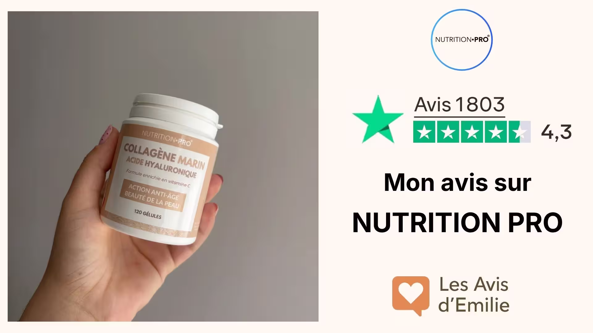 Code Promo Nutrition Pro EMILIE : -20% de réduction immédiate 3 avis nutrition pro test personnel lesavisdemilie