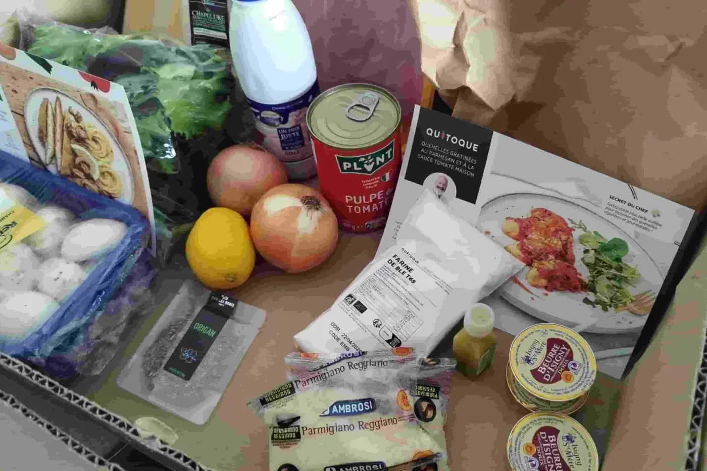QuiToque ou Hellofresh ? Mon comparatif détaillé 5 box quitoque sans rangement avis