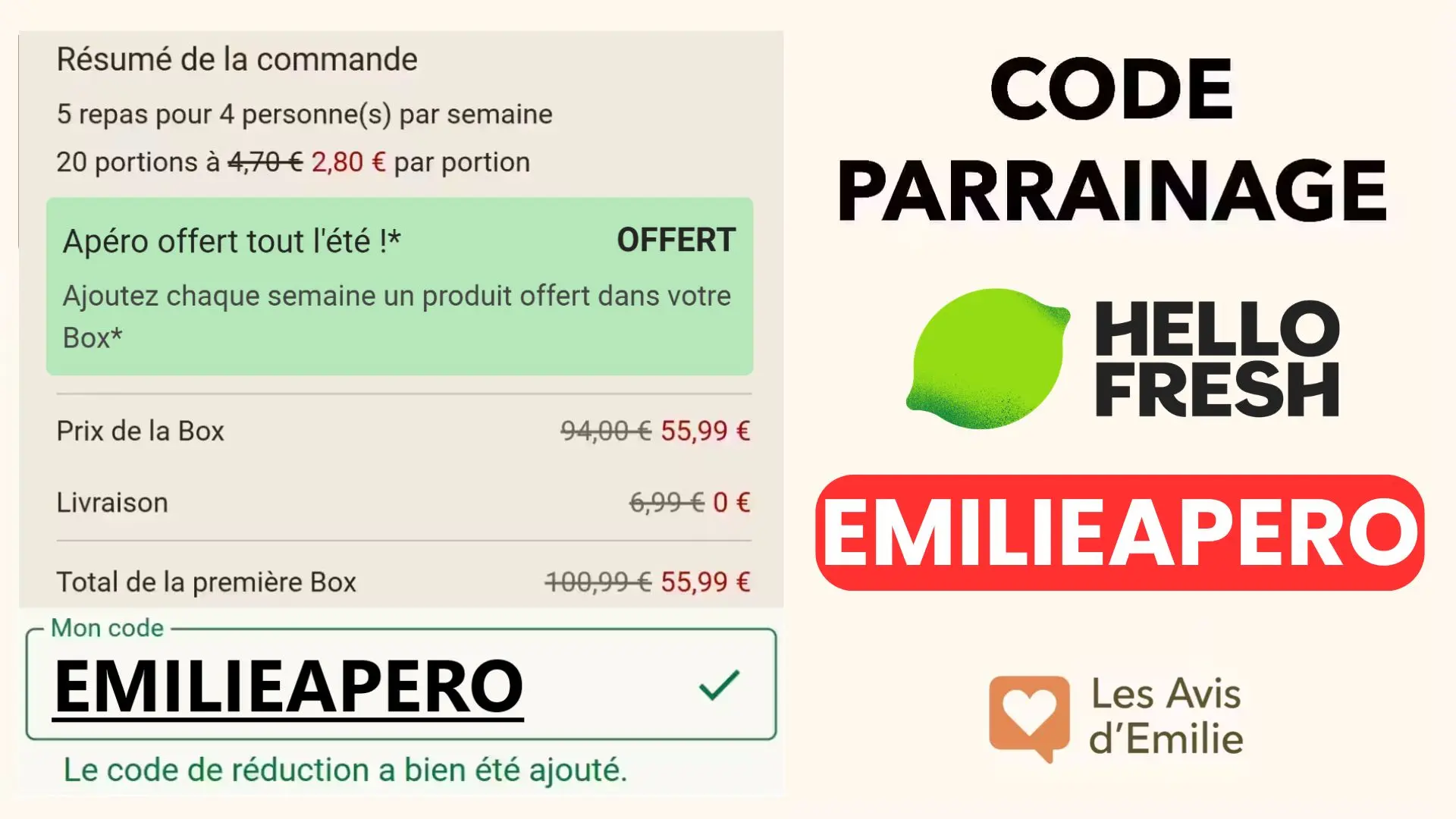 Code promo