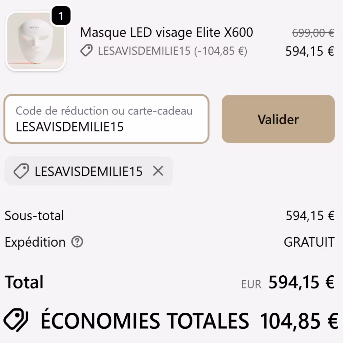 La nouvelle offre spéciale chez Nooance : Jusqu'à 30% de réduction ! 4 Code promo Nooance LESAVISDEMILIE15 offre spéciale Les Avis d'Emilie