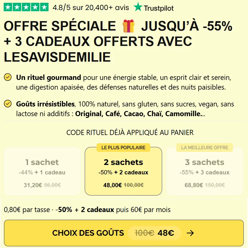 Code Promo Bonjour Drink : Profitez de -55% avec le code <span class="lp-cpe-masked">LESAVISDEMILIE</span> 3 offre speciale bonjourdrink avec lesavisdemilie 55 remise