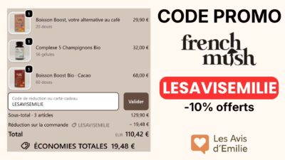 code promo french mush lesavisemilie collaboration details