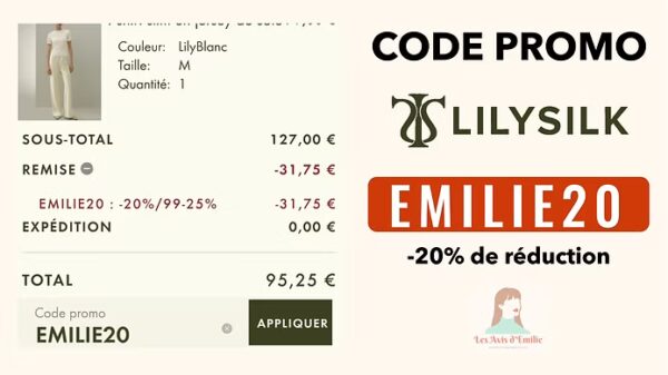 code promo lilysilk devoile