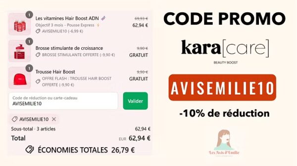 code promo mykaracare devoile