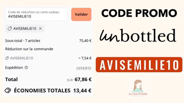code promo unbottled valide