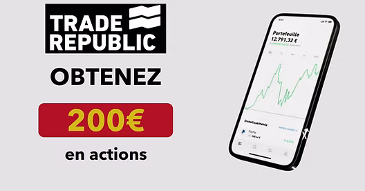 Le portefeuille Or de Mon Petit Placement Analyse & Mon Avis 6 trade republic banniere offre promo