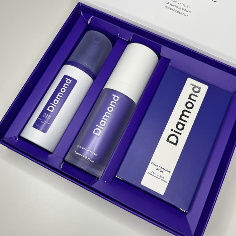 Avis sur Diamond Smile : Partage de mon expérience personnelle et avis clients 6 3 produits diamond smile emballage