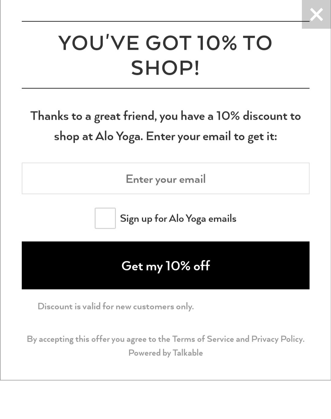 Alo Yoga Code Promo : 10% offerts sur votre commande 1 alo yoga 10 offert