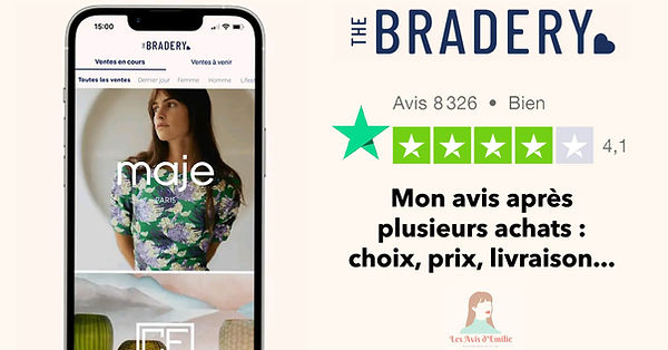 The Bradery Code Promo : 15€ offerts sur votre commande ! 3 article mon avis sur the bradery