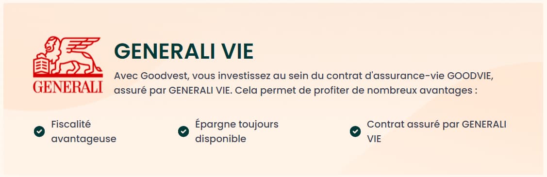 Goodvest : avis complet sur l'assurance vie responsable à gestion pilotée 1 assureur generali vie pour goodvest
