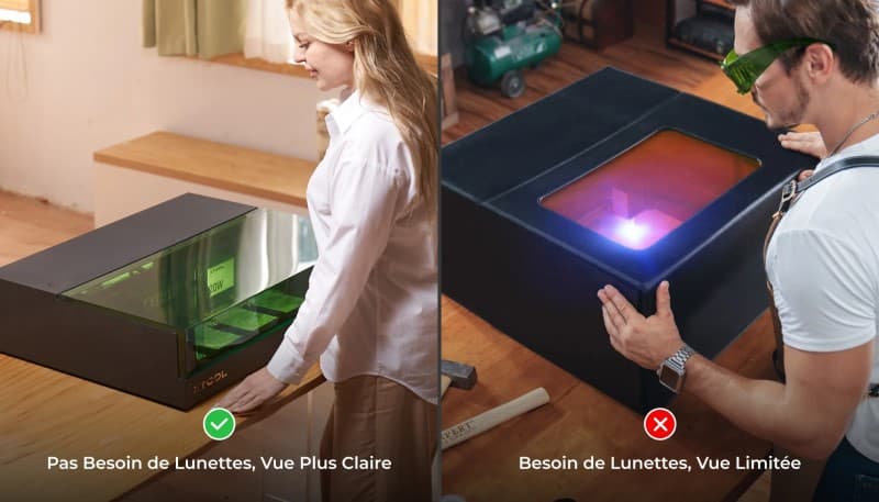 Code Promo XTool : 80€ offerts sur votre découpeur laser XTool 6 avantage utilisation xtool laser