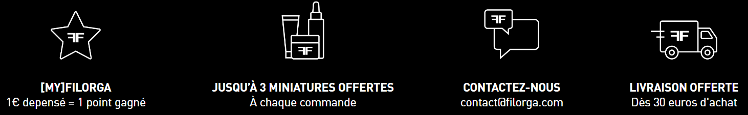 Code Promo Filorga : 15% de réduction + des cadeaux offerts 6 avantages reductions filorga