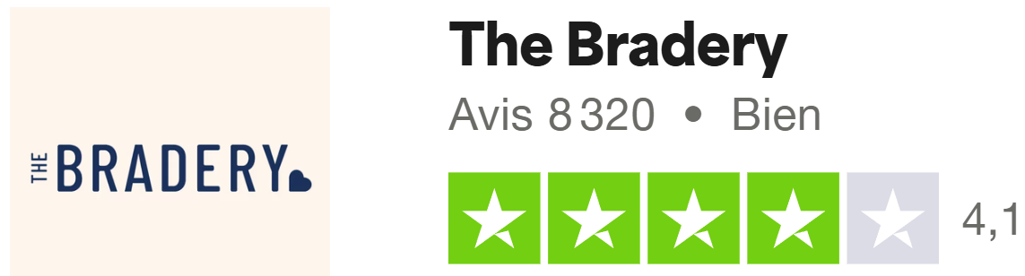 Mon avis sur The Bradery : retour d'expérience après plusieurs achats et avis clients 4 avis clients trustpilot the bradery 1
