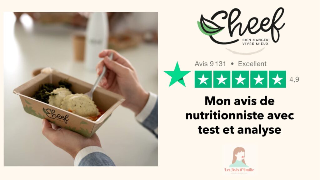 Code Promo Cheef : -272€ de réduction avec le code EMILIE12 5 avis nutritionniste cheef service 1