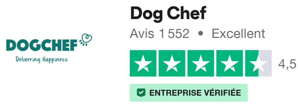 Dog Chef : Mon avis sur leur nourriture avec test pour mon chien 9 avis trustpilot dogchef 1