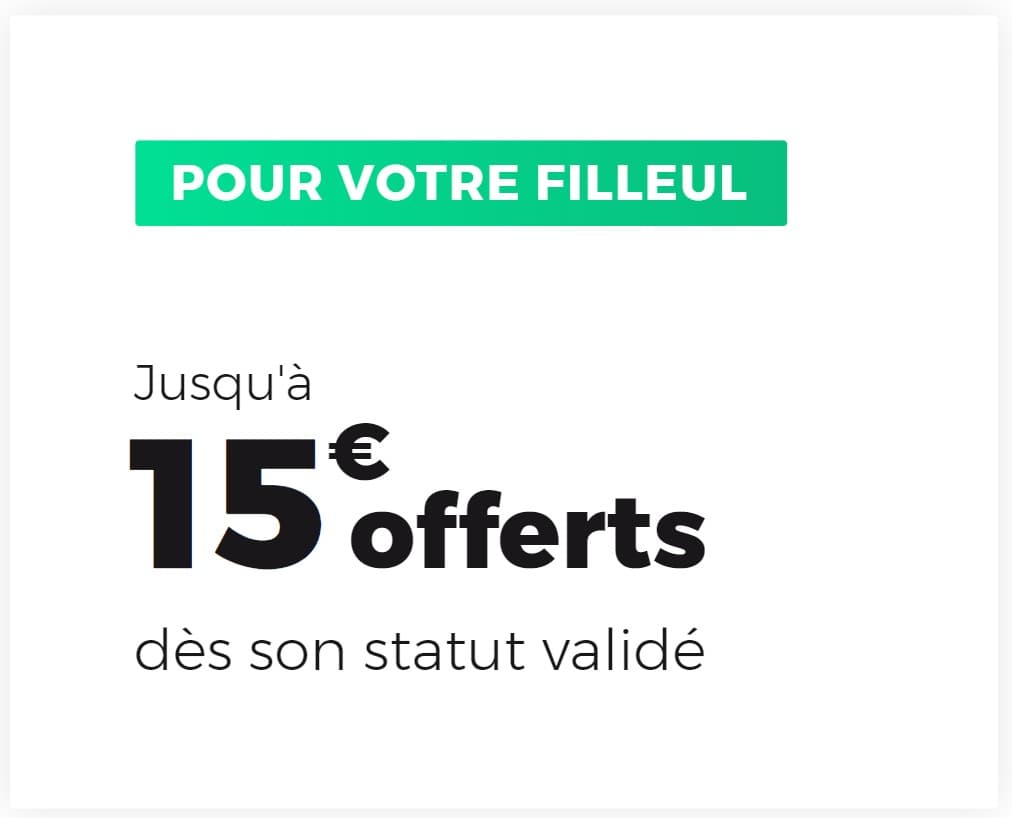 Code Parrainage Red by SFR : RED7CE0F5C 15€ de réduction exclusive 1 bonus filleul parrainage red