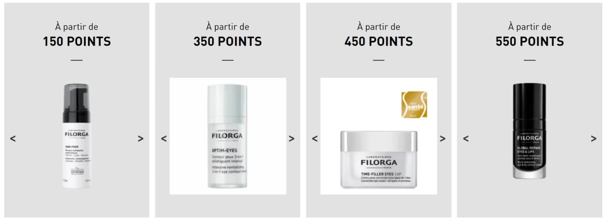 Code Promo Filorga : 15% de réduction + des cadeaux offerts 7 cadeau club fidelite filorga