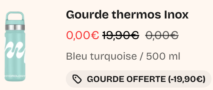 Code Promo Hydrology : Profitez de -10% avec le code EMILIE10 2 cadeau offert hydrology 1