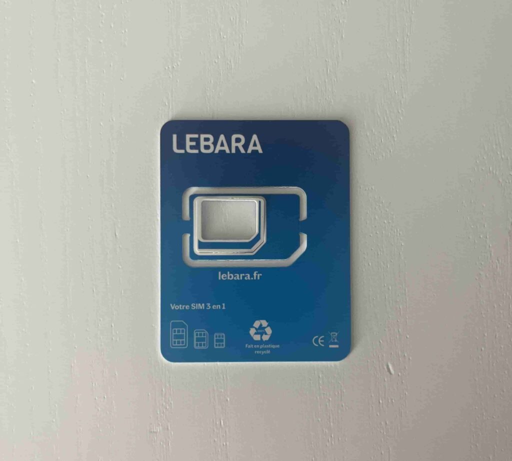 Mon avis après test de forfait Lebara et revue des avis clients Offre spéciale -50% sur les forfaits 4 carte sim lebara forfait recu