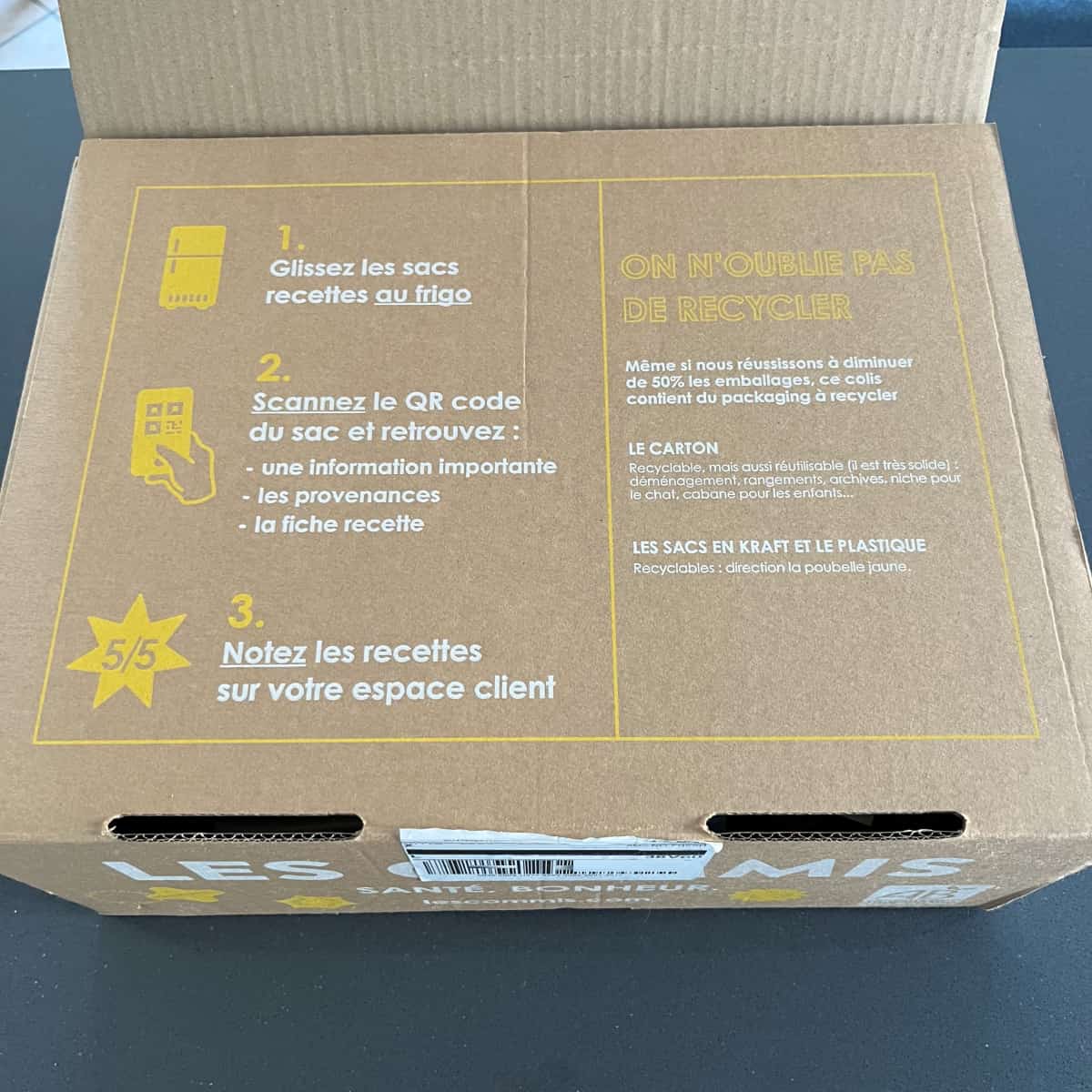 Mon avis sur Les Commis :recettes, qualité, coût… Tout ce qu'il faut savoir ! 3 carton box les commis 1