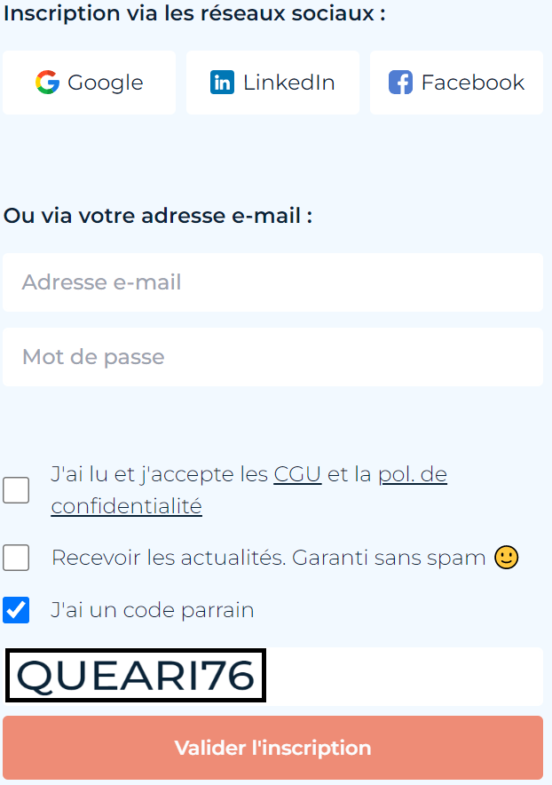 Code parrain Bricks : QUEARI76 pour 2% de plus sur vos versements 1 code parrainage bricks reduction promo