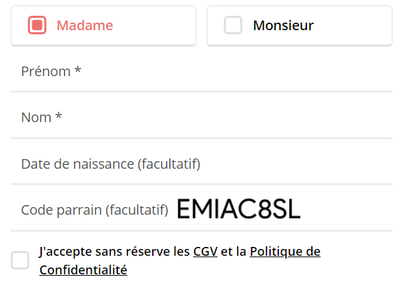 Code Parrainage Showroomprivé : Utilisez le code EMIAC8SL et profitez de 12€ offerts 1 code parrainage showroomprive reduction