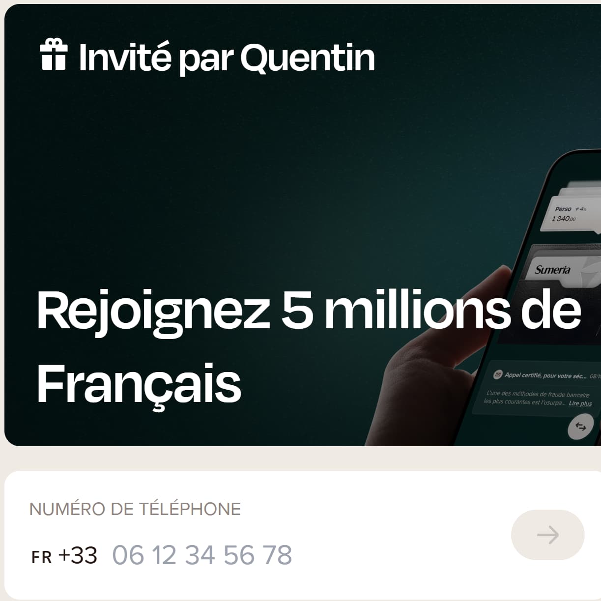 code parrainage sumeria