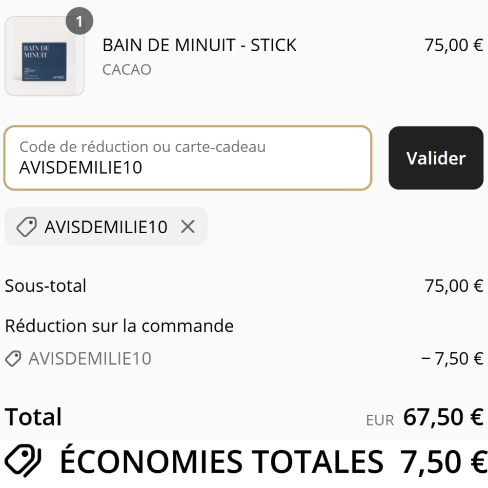 Les meilleurs codes promo de marques de beauté : mon top 10 que je recommande 37 code promo apnee paris 1