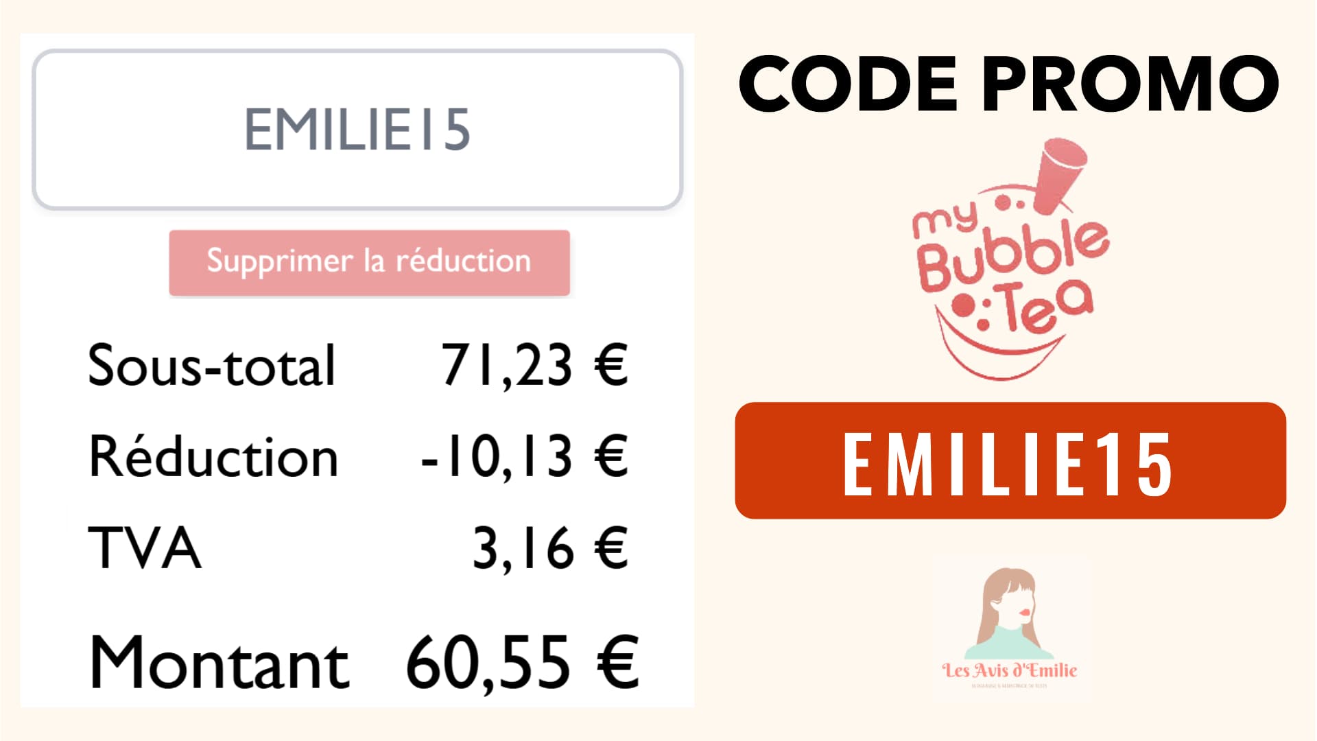 code promo devoile emilie15