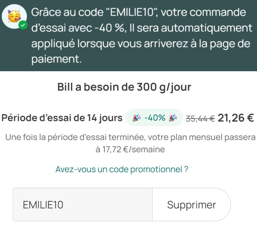 Code Promo Dogfy Diet : Jusqu'à 60% de réduction au total sur votre abonnement ! 2 code promo dogfy diet 40 1