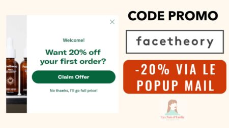 code promo facetheory 20 offre devoile