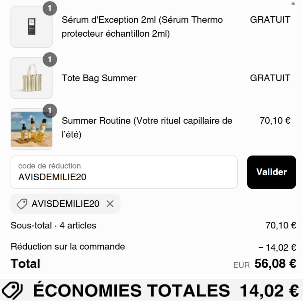 Code Promo Lazartigue : profitez de -20% de réduction avec le code AVISDEMILIE20 1 code promo lazartigue 1