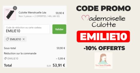 code promo mademoiselle culotte exclusif 1