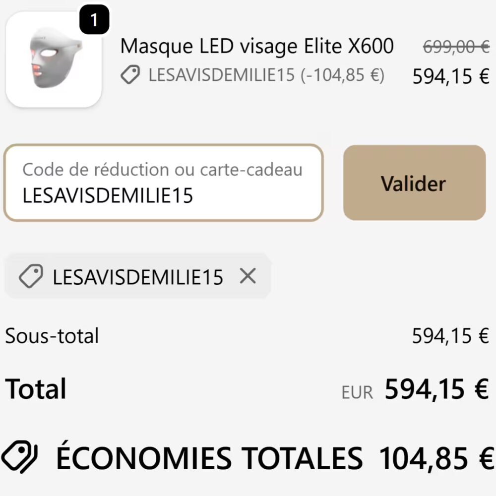 Les meilleurs codes promo de marques de beauté : mon top 10 que je recommande 4 code promo nooance utilisation valide lesavisdemilie15
