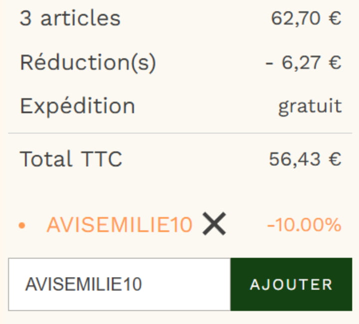 Code Promo Nutrimea : 10% de réduction avec notre coupon exclusif partenaire 1 code promo nutrimea avisemilie10 1