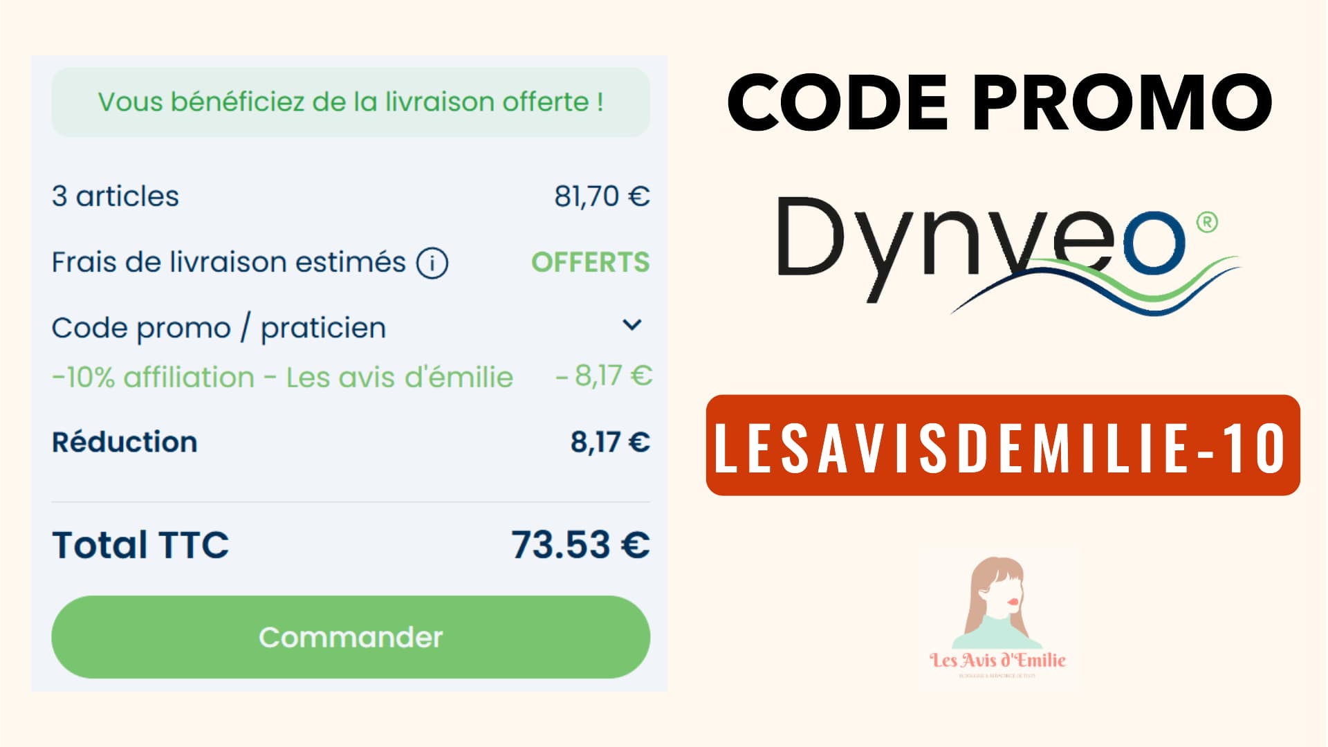 Nos meilleurs codes promo de marques de nutrition : jusqu'à -40% ! 9 code promo partenaire dynveo 10 offerts 1