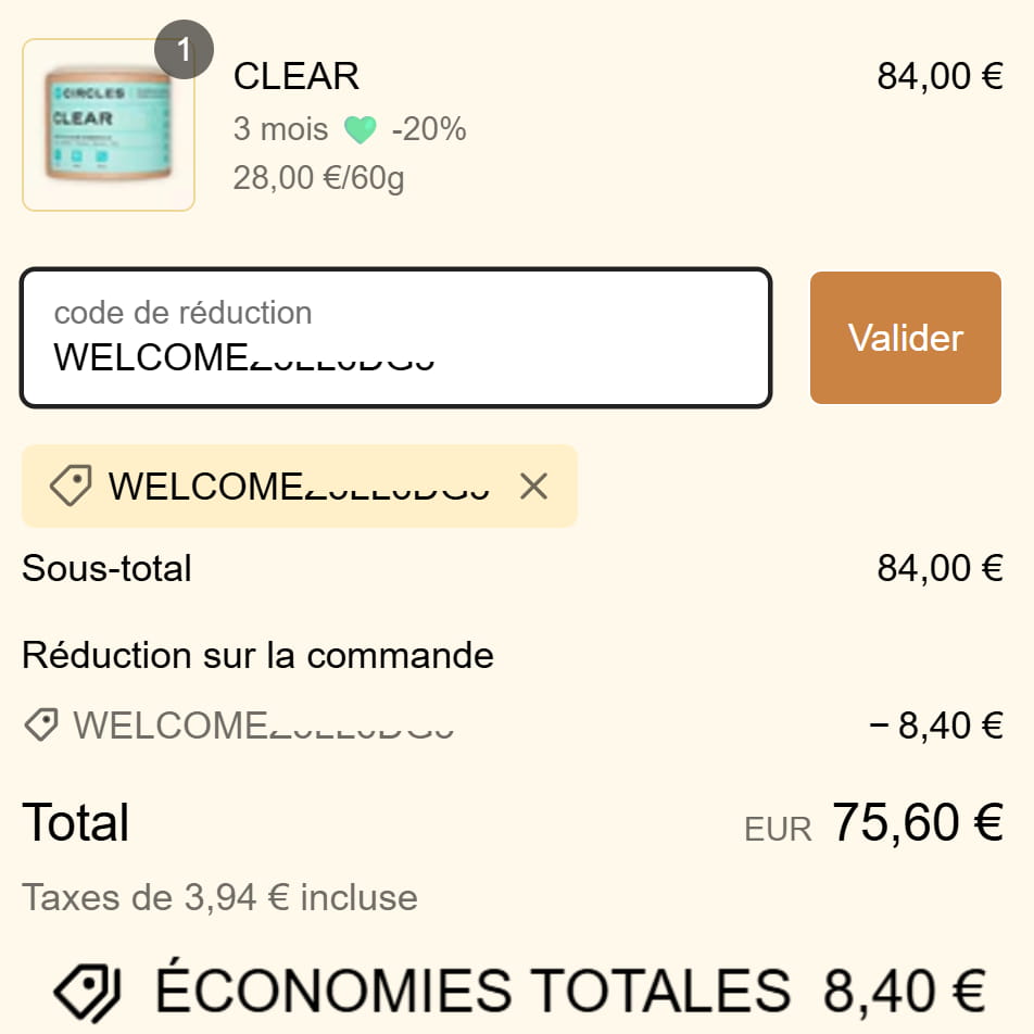 Code Promo Circles : Profitez de -15% de réduction avec notre offre exclusive 1 code promo validite we are circles 1