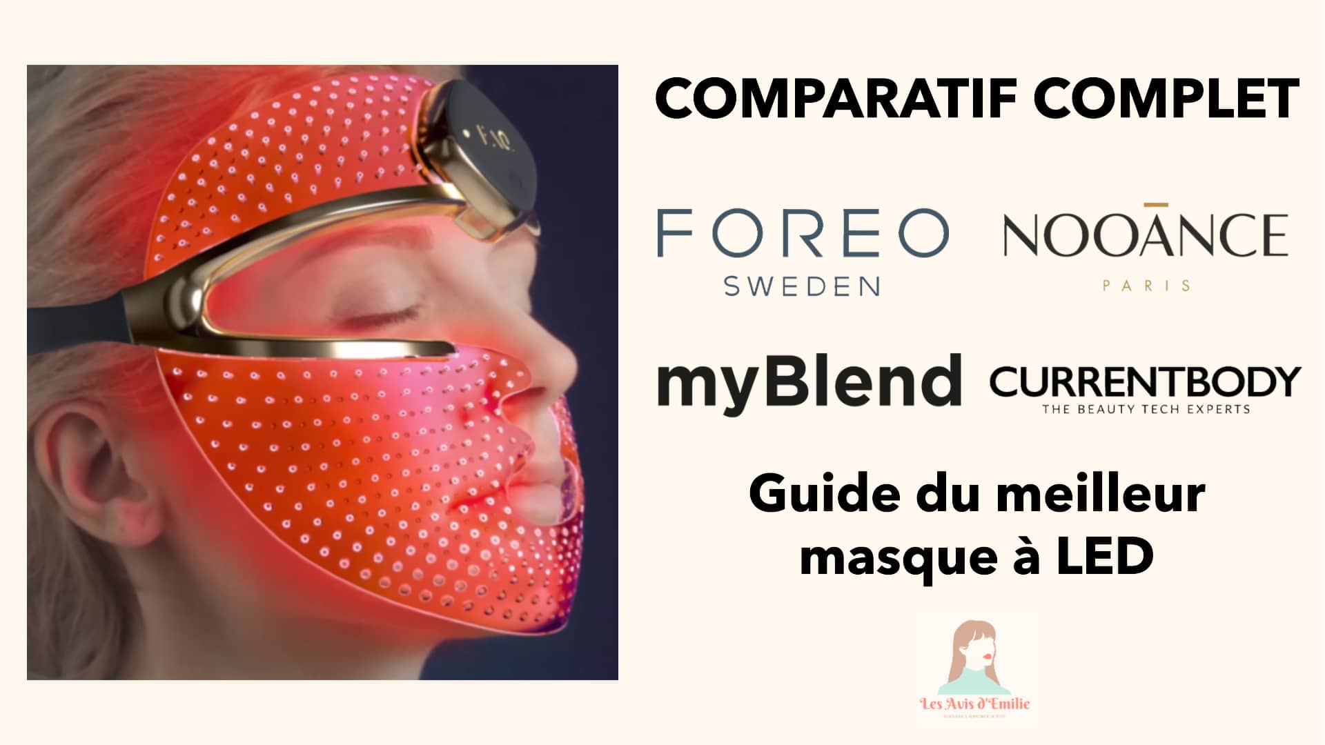 Mon avis sur le masque LED de Foreo : joli design, peu de puissance 5 Comparatif masques LED