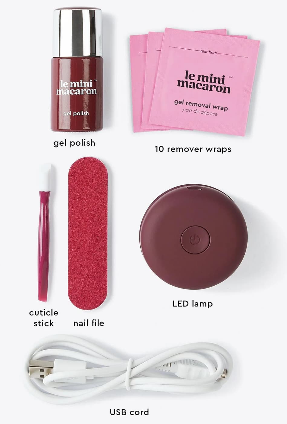 Le Mini Macaron : je teste leur kit de vernis semi-permanent Avis et retour d'expérience 1 contenu kit semi permanent 1