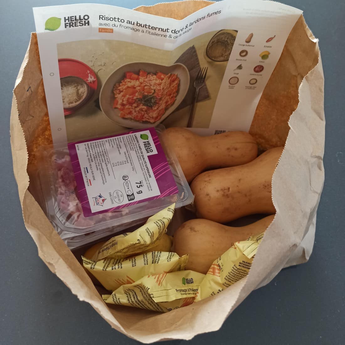 Mon avis sur HelloFresh : recettes, ingrédients, qualité, coût, livraison... tout en détail ! 17 contenu recette risotto 1