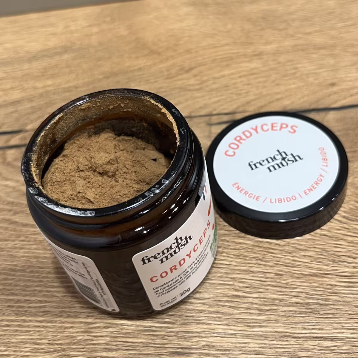 Mon avis sur French Musch : Des compléments français de champignons 15 cordyceps format poudre