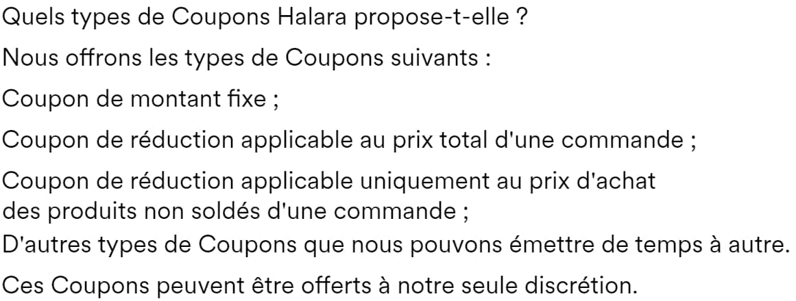 coupons halara