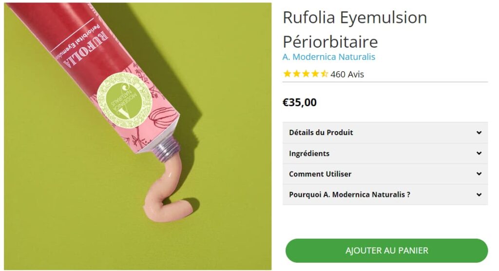 Mon avis sur The Ayurveda Experience Partage d'expérience personnelle et avis clients 9 creme yeux rufolia the ayurveda experience 1