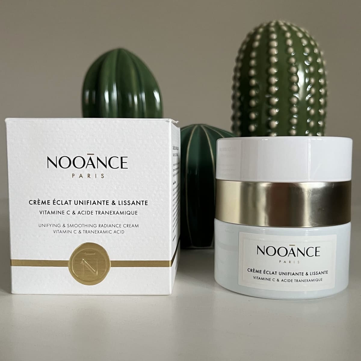 Mon avis sur les soins cosmétiques de Nooance : sérum, crème et baume 15 creme eclat vitamine c niacinamide 1