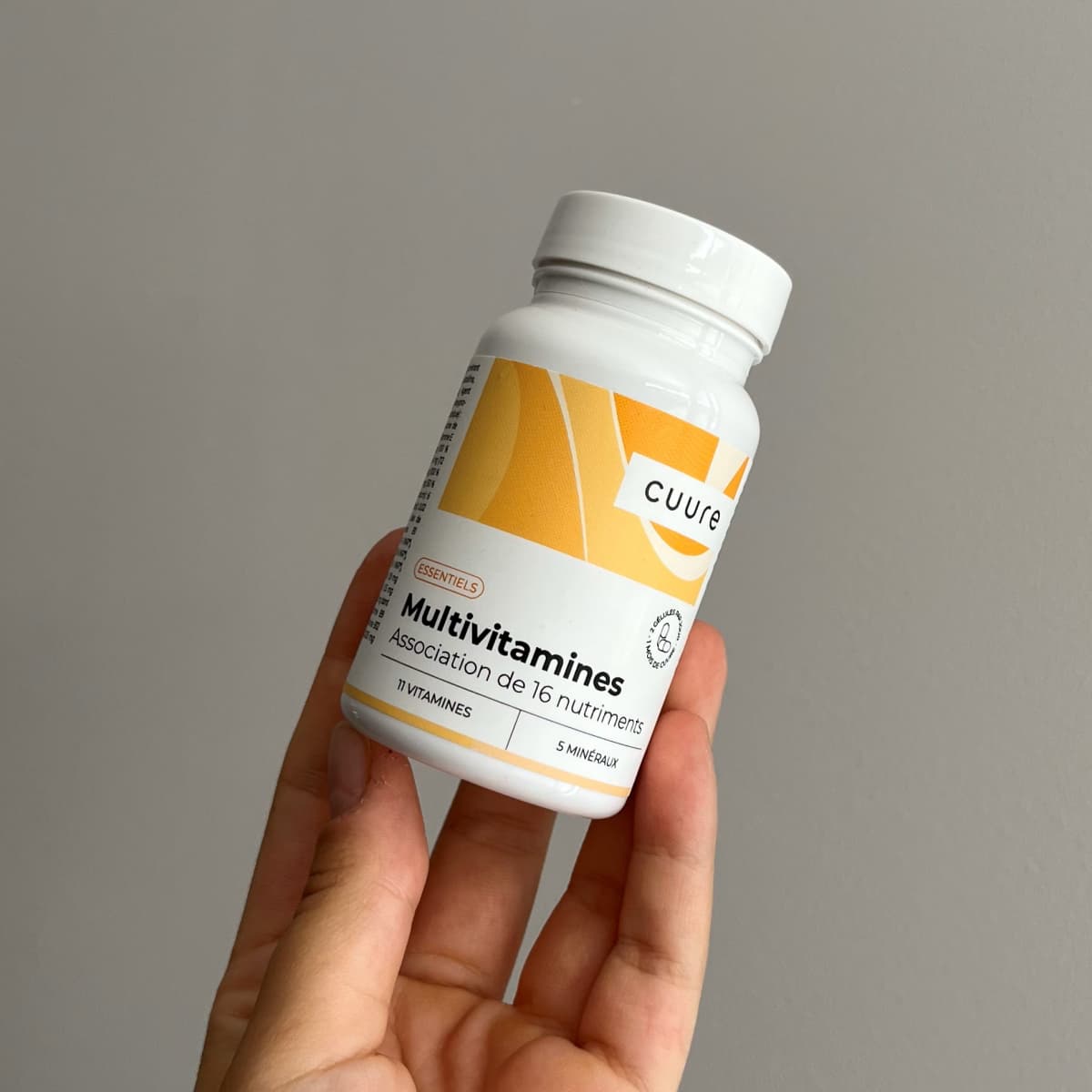 Mon avis sur Cuure : Analyse des compléments alimentaires personnalisés 15 cuure multivitamines photo avant 1