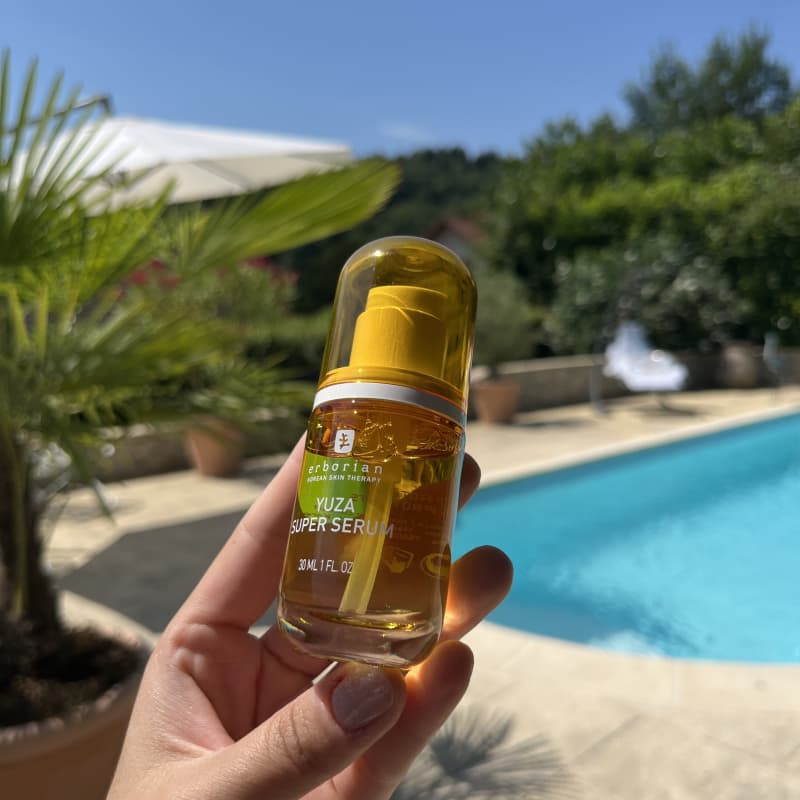 Je teste Erborian : mon avis détaillé avec analyse des avis clients 5 demonstration photo yuza super serum