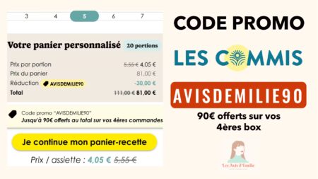 details code promo les commis