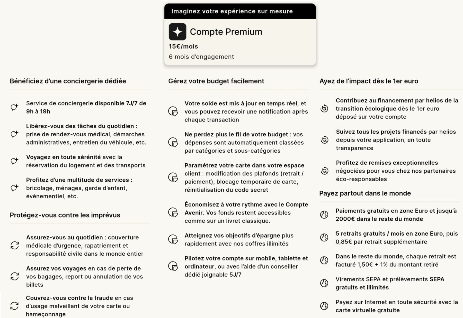 Helios : mon avis sur l'alternative bancaire écologique avantages et inconvénients 4 details offre premium helios 1