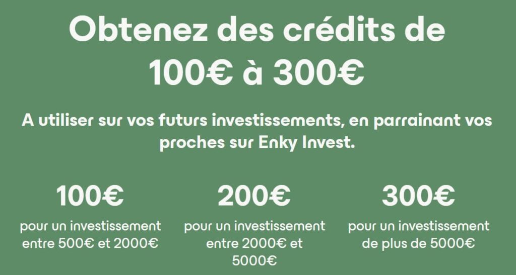 Code promo Enky Invest : Bénéficiez d'une prime de bienvenue jusqu'à 300€ ! 3 details parrainage enky invest 1