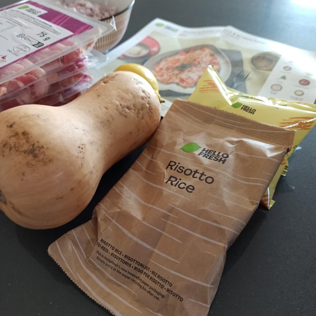 Mon avis sur HelloFresh : recettes, ingrédients, qualité, coût, livraison... tout en détail ! 18 details risotto butternut hellofresh 1